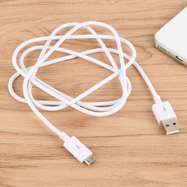 New White 1/1.5/3M Micro USB Cable Fast Data Syncing Adapter Charger for Android phones Sumsung HUAWEI HTC Xiaomi LG